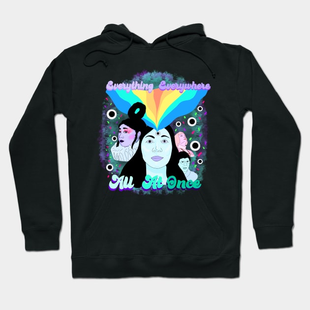 Everything Everywhere All At Once Hoodie by SchlockHorror